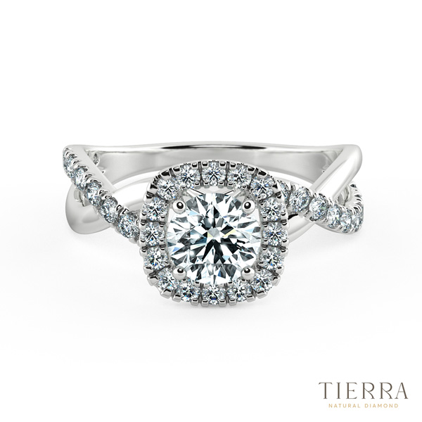 Những mẫu nhẫn kim cương đẹp đai Twist độc đáo và lạ mắt